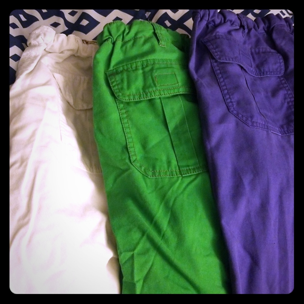 Koi scrub pants 3 pair Large petite